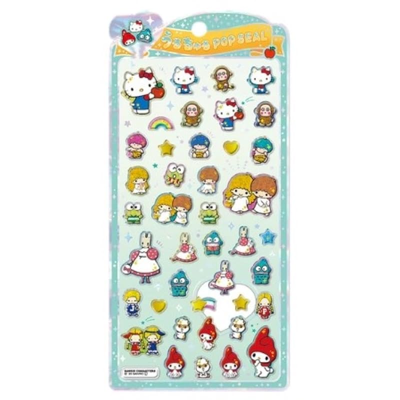 Crux Uruchuru Stickers Sanrio Characters/ 139153