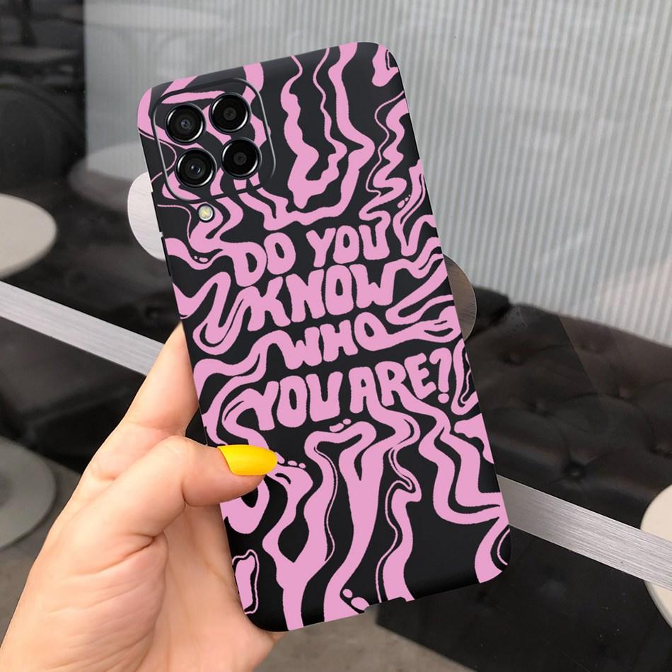 For Samsung Galaxy M53 Phone Case Fashion Cute Pattern Macaroon Silicone Soft Cases For Samsung M53 M33 M22 4G 5G Back Cover