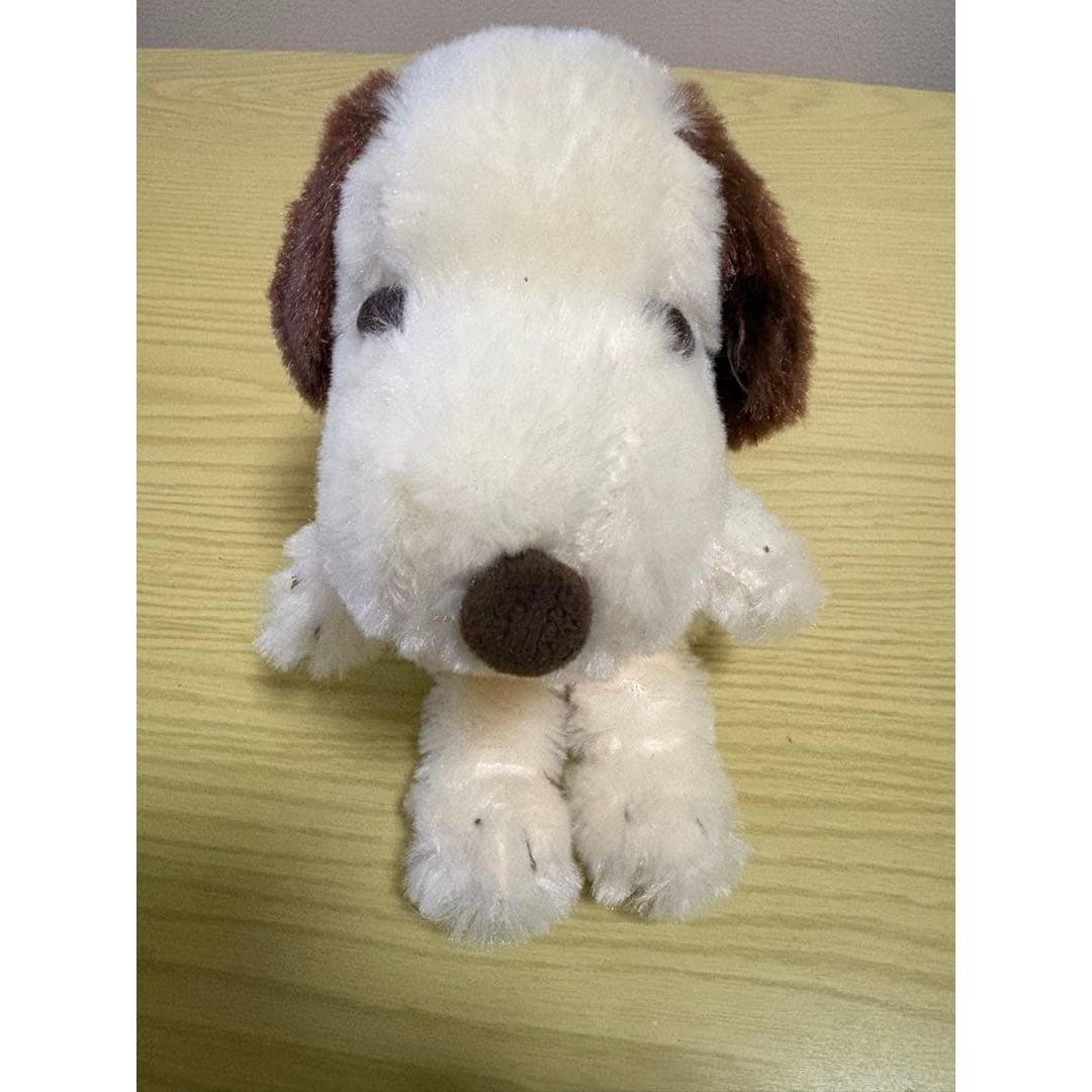 Snoopy stuffed toy key chain with ball chain