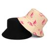 Panama Bucket Hat Men and Women Summer Bucket Cap Flamingo Hat Bob Hat Hip Hop Gorros Fishing Fisherman Hat