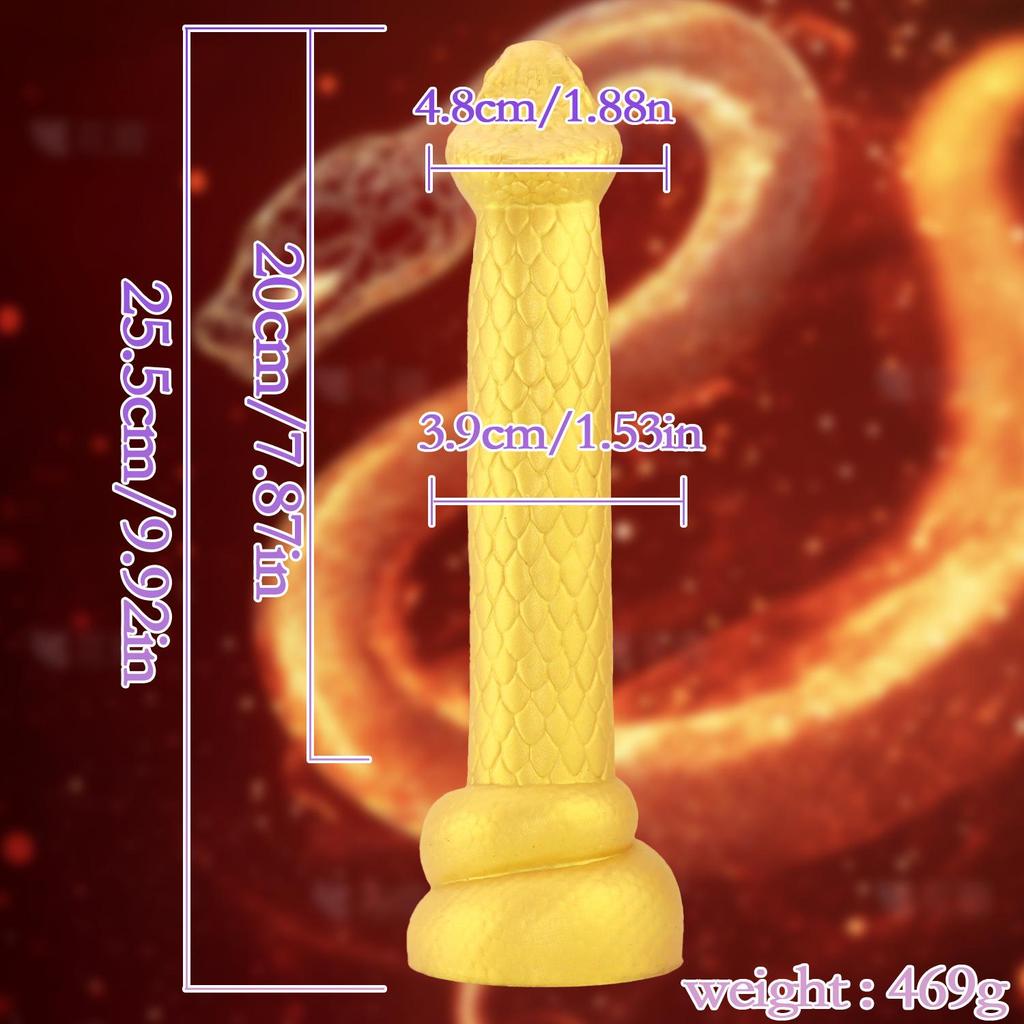 Snake-Shaped Anal Plug and Expander Toy for Women