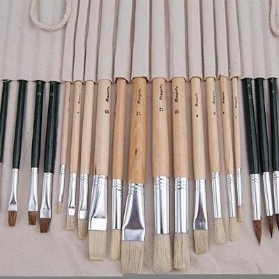 Paint Brushes Art Set 24/36 Pcs Artists Oil Watercolor Acrylic
