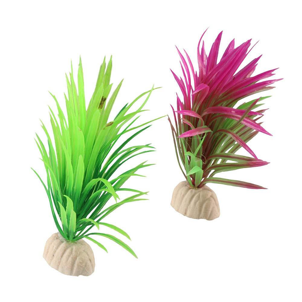

Plastic Simulation Water Grass Lifelike Imitation Water Plants Water Weeds Ornament Aquarium фіолетовий