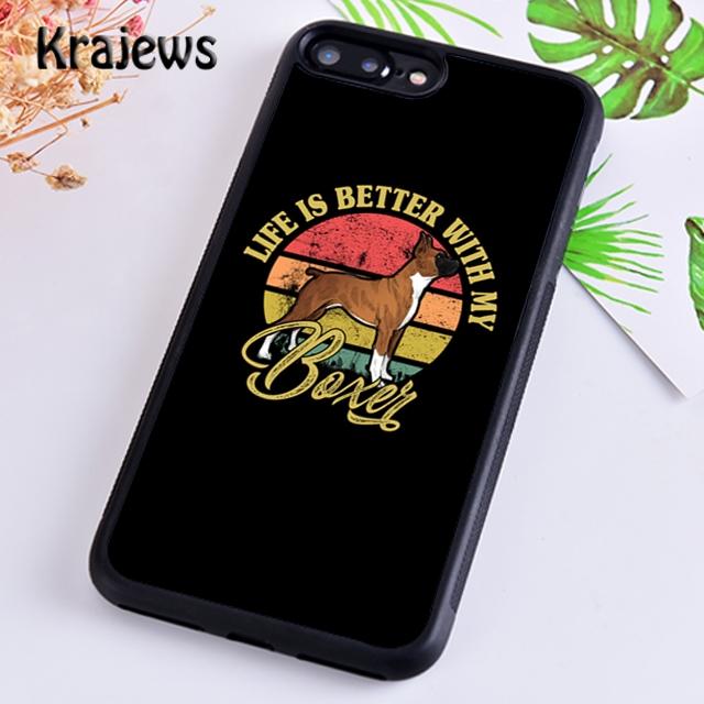 Krajews Anatomy Of A Boxer Dog Phone Case Cover For iPhone 17 Air 16 15 14 Plus 11 12 13 Pro Max Coque Shell Fundas