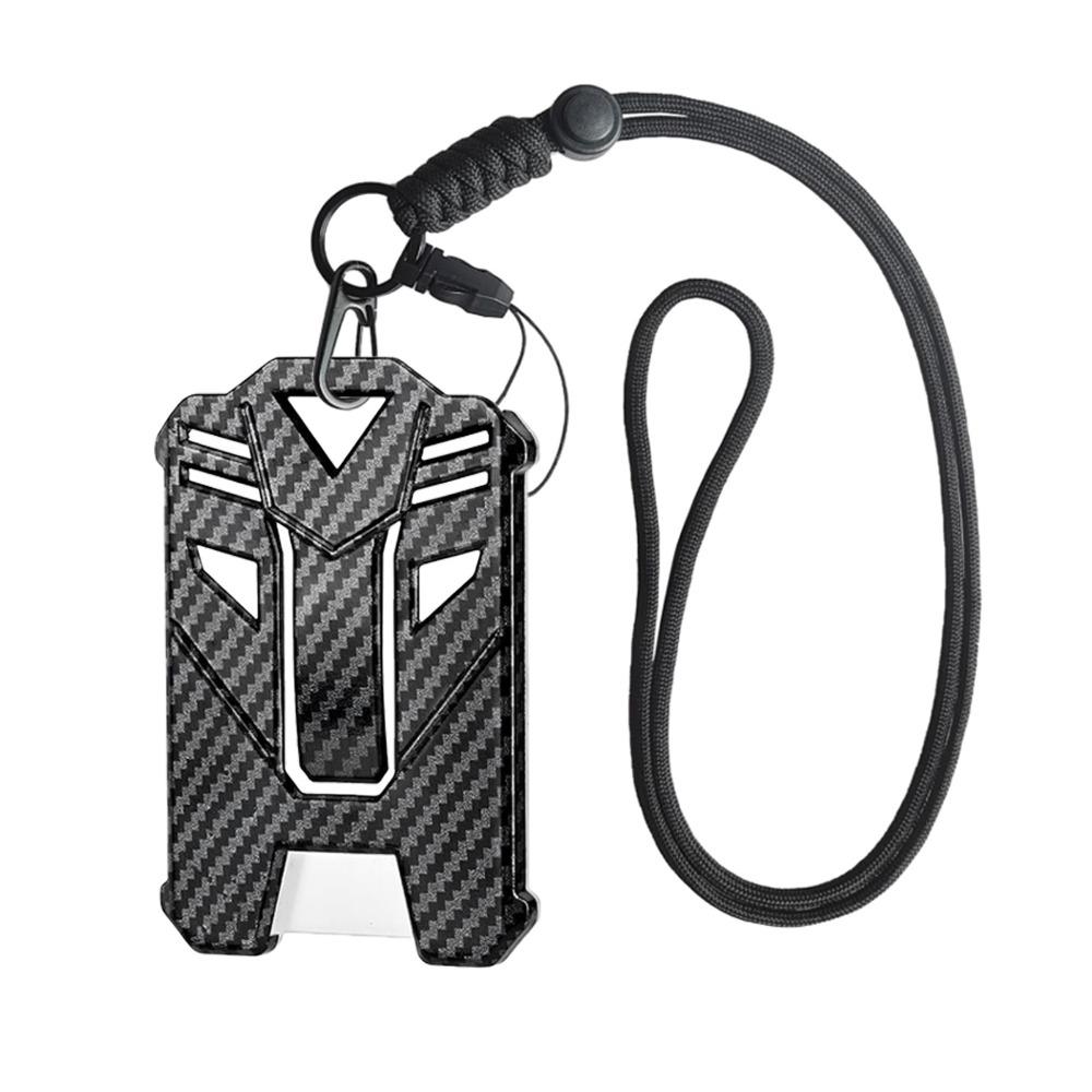New Black Badge Holder Heavy Duty With Adjustable Lanyard ID Card Holder ID Badge Holder