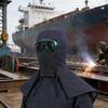 Welder Hood Protective Cover With Neck Shoulder Drape Welding Helmet Masque For Tig Mig Arc Grinding Cutting Automotive Metal