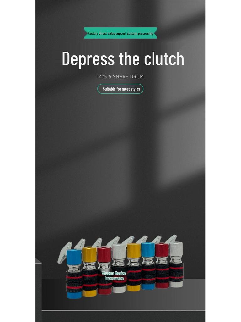 Hi-Hat Clutch and Cymbal Stand for Jazz Drums with Fine Craftsmanship