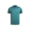 Solid Color Logo Print Polo Shirt Men Tops Green 8N1F96-1JUVZ-0779