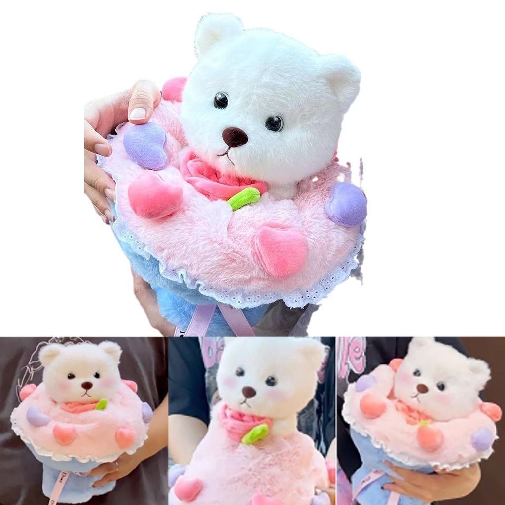 Qita Bunny Toy Adorable And Soft Plush Flower Rabbit Doll Perfect Gift For Valentine's Day