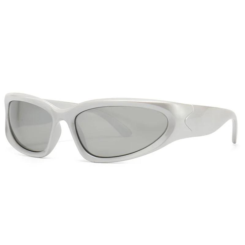 Unique Y2K Designer Luxury Sunglasses Women Rectangle Big Frame Sun Glasses For Men Outdoor UV Protection Classic 2000S Black Sh