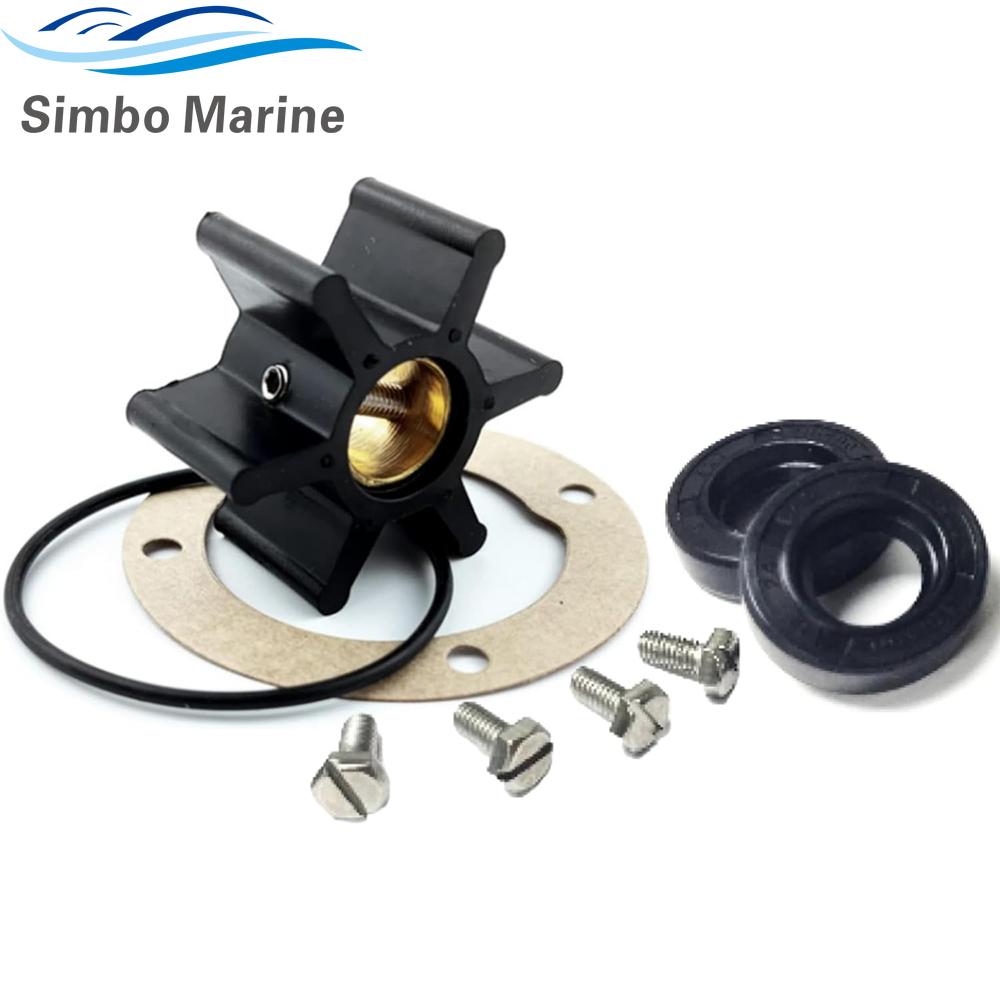 Water Pump Flexible Impeller Kit for Johnson 09-45589 09-808B Cummins Onan 132-0311 Westbeke 32620 032620 40455 Sierra 23-3305 Flexible Impeller