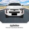 2xCar Fog Light Lamp Decor Cover Trim For 4Runner SR5/ TRD Pro 2014+ Gloss Black