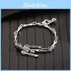 Trendy Alloy Skull Hand Jewelry For Ladies Halloween Costume Accessory