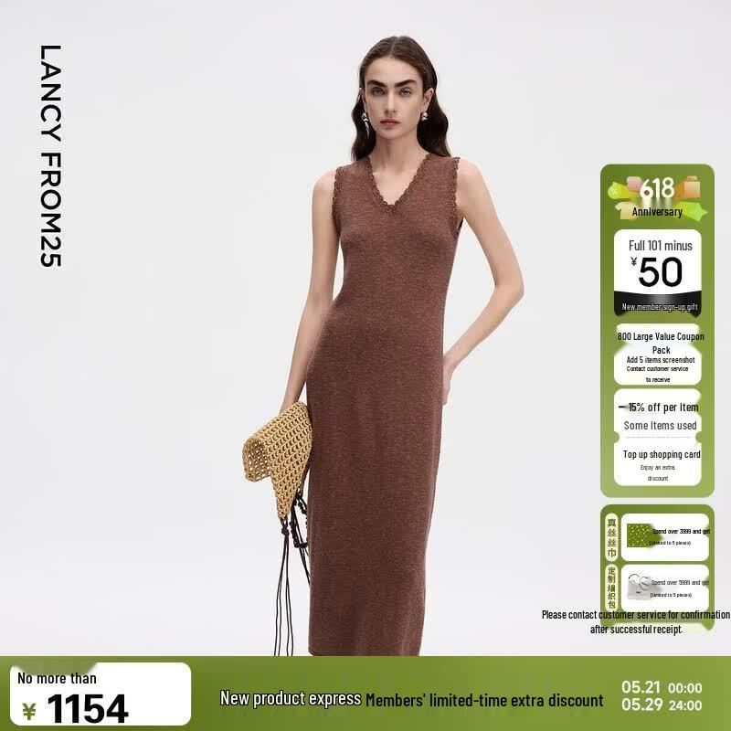 Langzi 25 Lace Knit Dress M