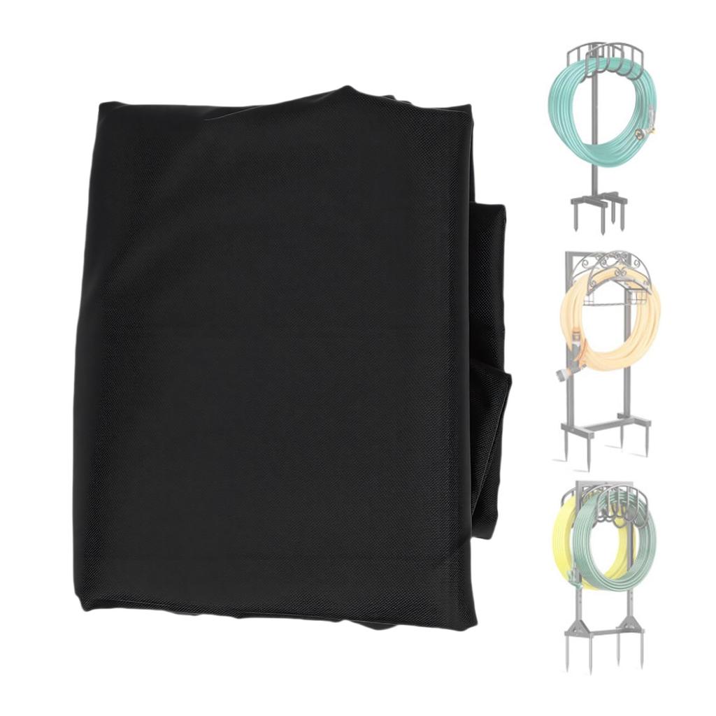 Garden Hose Holder Cover, Weather Proof Water Hose Rack Cover with Tool Storage     Telescopic Cord for Yard Hanger 35.4x10x31.5in