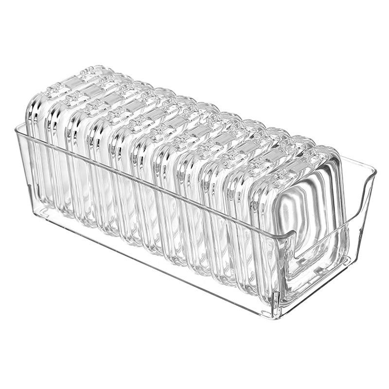 Transparent Wearable Nail Art Storage Box for Small Accessories - Hot-Selling, Partitioned Design