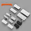 Stainless Steel Automatic Pop-Open Door Hinges with Glass Top and Bottom, Free Hole Opening with Newcomer Discount