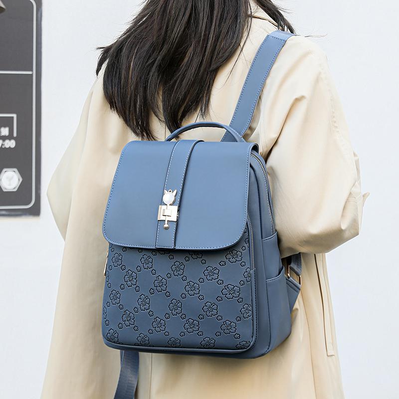 Ryggsekk Dame Ryggsekk Pendler Stor Kapasitet Skulderveske