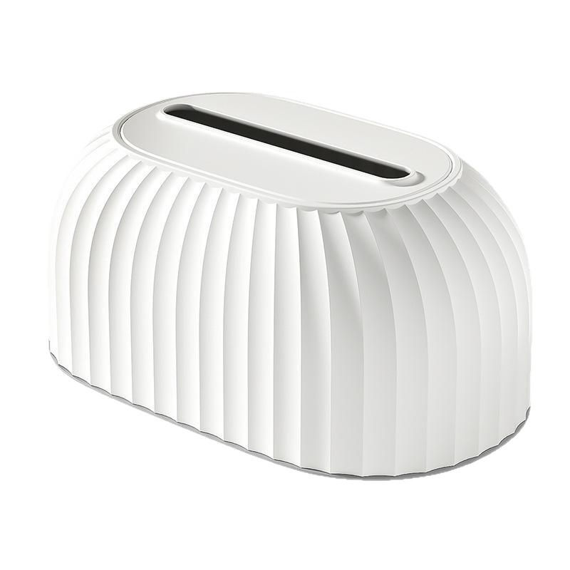 High-aesthetic Home Use Drawer-style Tissue Box Storage Light Luxury Style Living Room Desktop Advanced Spring Type Tissue Box