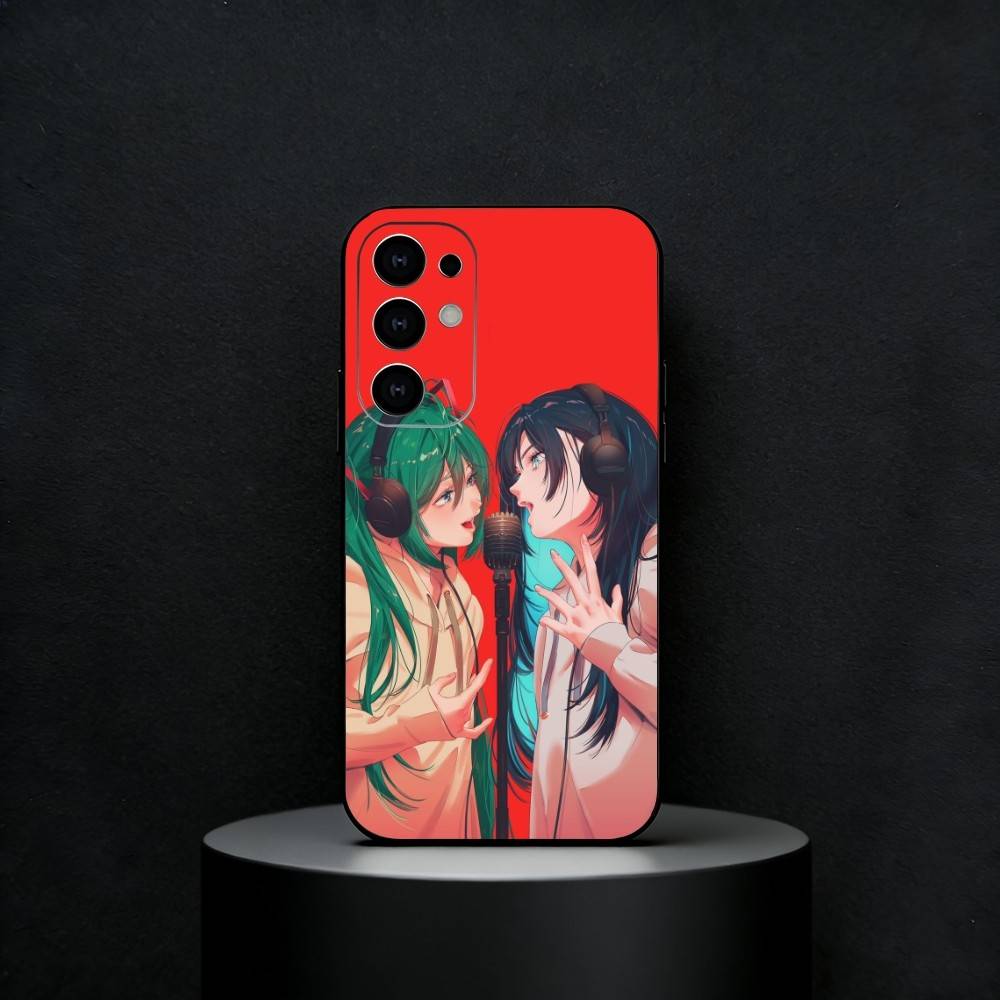 A-Ado K-Kyogen Phone Case For Samsung S25,S24,S23,S22,S21,S20,Plus,Fe,Lite,Others Black Cover