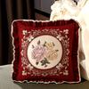 Exquisite French Lace Pillowcases Handcrafted Ethnic Embroidered Square Pillow Covers Premium Floral Fabric Cushion Covers
