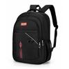 Oxford Backpack With Breathable Mesh And Letter Design For Office Outdoor And