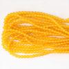 Hebras de Ágata Amarilla Natural Grado 7A, Cuentas Espaciadoras Sueltas para Accesorios de Joyería DIY