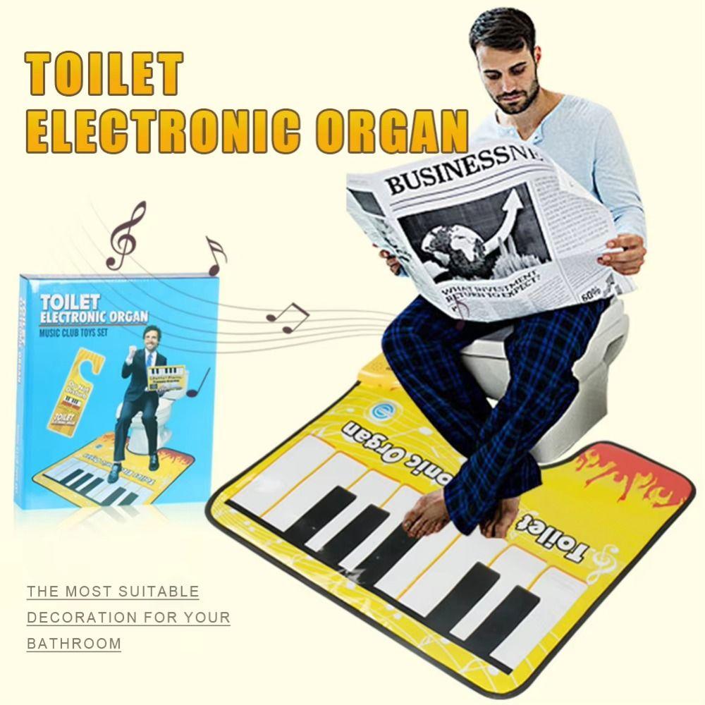 Floor Mat Toilet Piano Mat Potty Piano Electronic Musical Toys Creativity Toe Music Keyboard  Baby