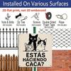 2D Flat, 1pc, Vintage Metal Sign, Decorative Plaques and Ornaments, Cat Gaze Humor Decorative Plaque, Humorous Style, Yard, Bathroom, Door Behind or