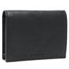 IL BISONTE Compact and SSW014 PV0001 BK238 Bi-fold Wallet, Black, Men's Women's, [Used]