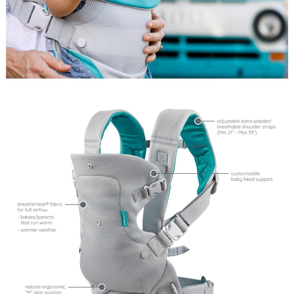 Advanced Multifunctional 4-in-1 Baby Carrier, Washable, Ergonomic, Waist Stool