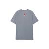 Li Ning Cba Series Logo Letter Print Short Sleeve T-Shirt Men Tops Gray ATSR565-1