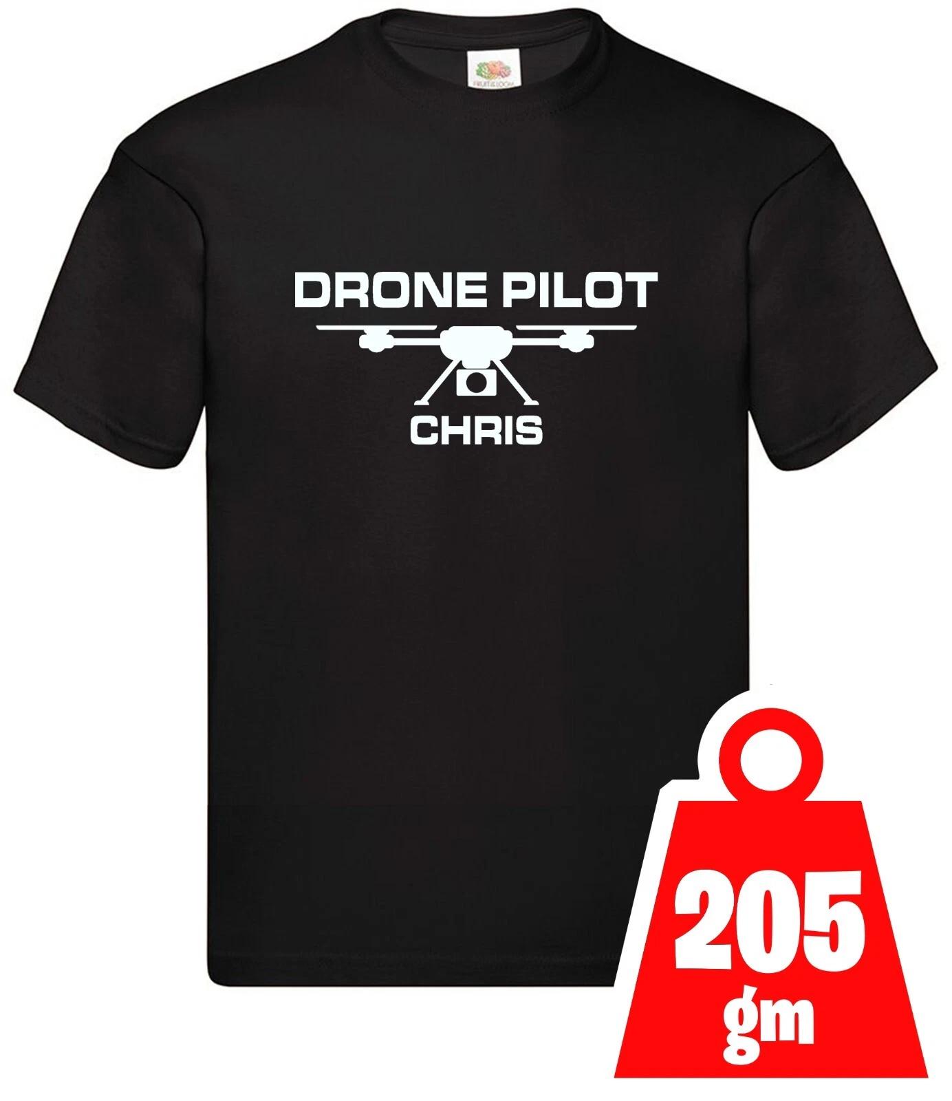 Drone Pilot T-shirt Personalised M