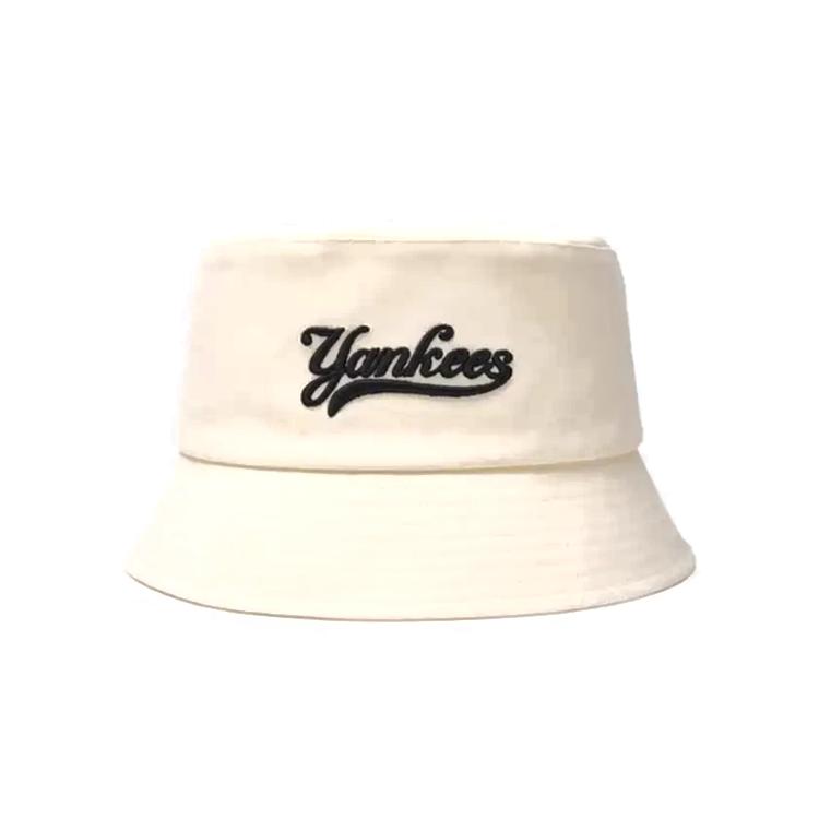 Хлопковые панамы MLB Унисекс Бежевые Модные 3AHTV024N F