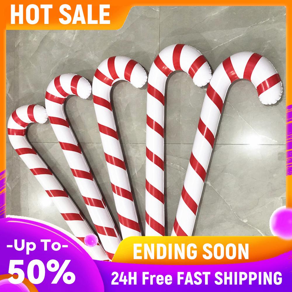 

Inflatable Santa Claus Walking Stick Party Props Christmas Xmas Tree Hanging Stick PVC Lightweight Portable for Festive Supplies China Mainland