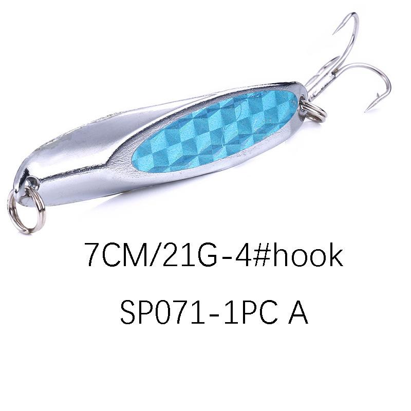 

Bevel Cut Sequin Lure Bait7cm21gLong Casting Metal Lure for Sea Fishing, Special for Bass and Perch, Freshwater Version 7CM-21G-