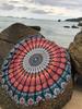 Mandala Round Tapestry Home Wall Art Decor Hippie Baho Yoga Mat Bohemian Round Beach Bedspread Round Picnic Tapestry 100 % Cotton Tapestry