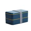 Leak-Proof Lunch Box with Cutlery for Kids Students School  Microwave