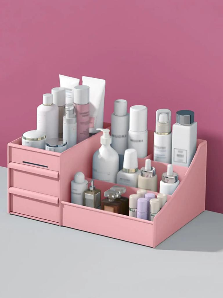 Nieuwe Lade Make-up Opbergdoos Slaapzaal Afwerking Plastic Plank Cosmetica Huidverzorging Kaptafel Bureau Make-up Opbergdoos