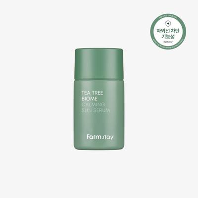 Farm Stay Tea Tree Biome Siero solare calmante 50 ml (SPF45++)