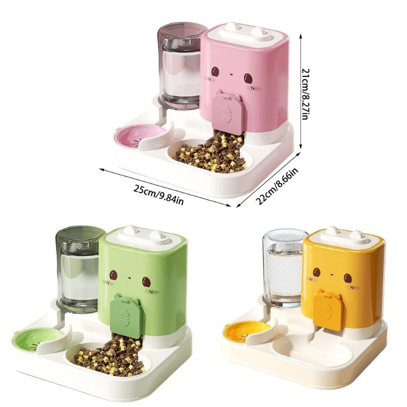 Smarted Pet Feeders With Timers And Portion Control Integrated Food Water Dish Anti Spill Safe Materials