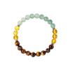 Festive Gifts Green Aventurine Citrine And Tiger Eye Beaded Bracelet Warm Fashion Jewelry For Men And Women Daily Wear Simple Versatile Accessory