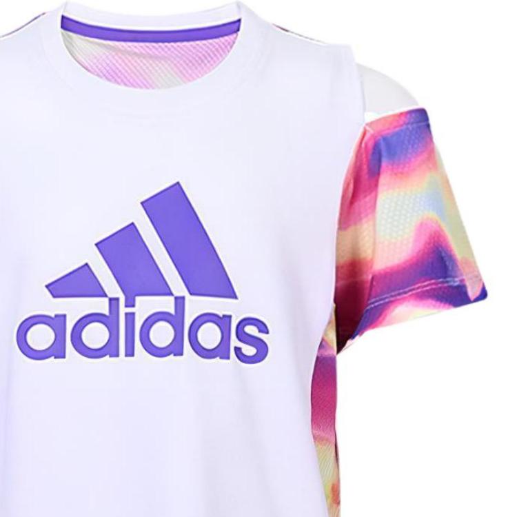 Adidas Kids T Shirts Crew Neck Moderate HE0037
