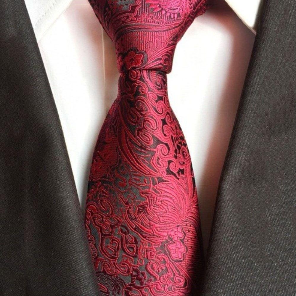 Accessories Floral Neck Ties Jacquard Business Formal Tie Classic Groom Neck Wear  Party