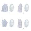 Silicone Mould House Candlestick Resins Molds Love House Candle Holder Mould