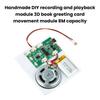 DIY modul pro nahrávání a přehrávání 8M USB Záznamový narozeninový přání Hudební hlasový modul Čip pro DIY Hlasová audio hračka Pozdravné přání