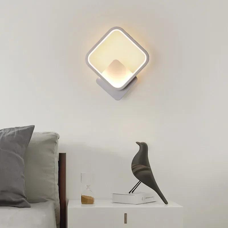 LED Wall Lamp Modern Minimalist Led Wall Sconces For Living Room Bedroom Corridor Aisle Balcony Restaurant Wall Light Indoor