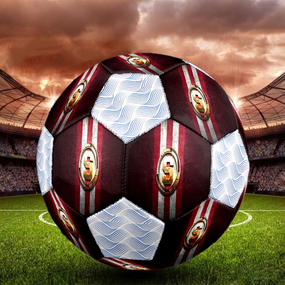 1pc AC Sparta Praha Football Soccer Ball Size 5 Indoor Soccer Ball Fashion Colorful Backyard Game -Great For Sports Fans Gift
