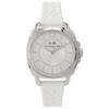 Coach Women's Boyfriend Watch with White Silicone Strap 14503146