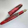 Handmade LacquerJinhao Pattern Stabilized Wood Fountain Pen Long Knife Nib Ink Pen School Office Supplies Students Writing Gift